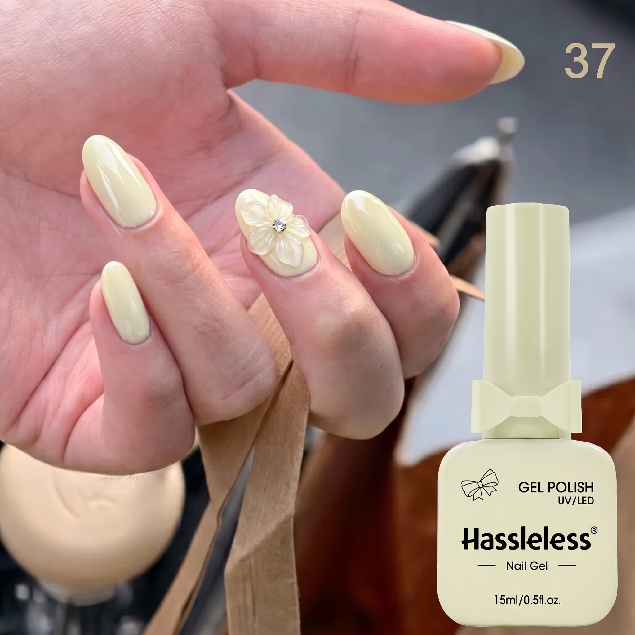 Hassleless Nail Polish Gel 3-P - Nail Art Orange recension och pris