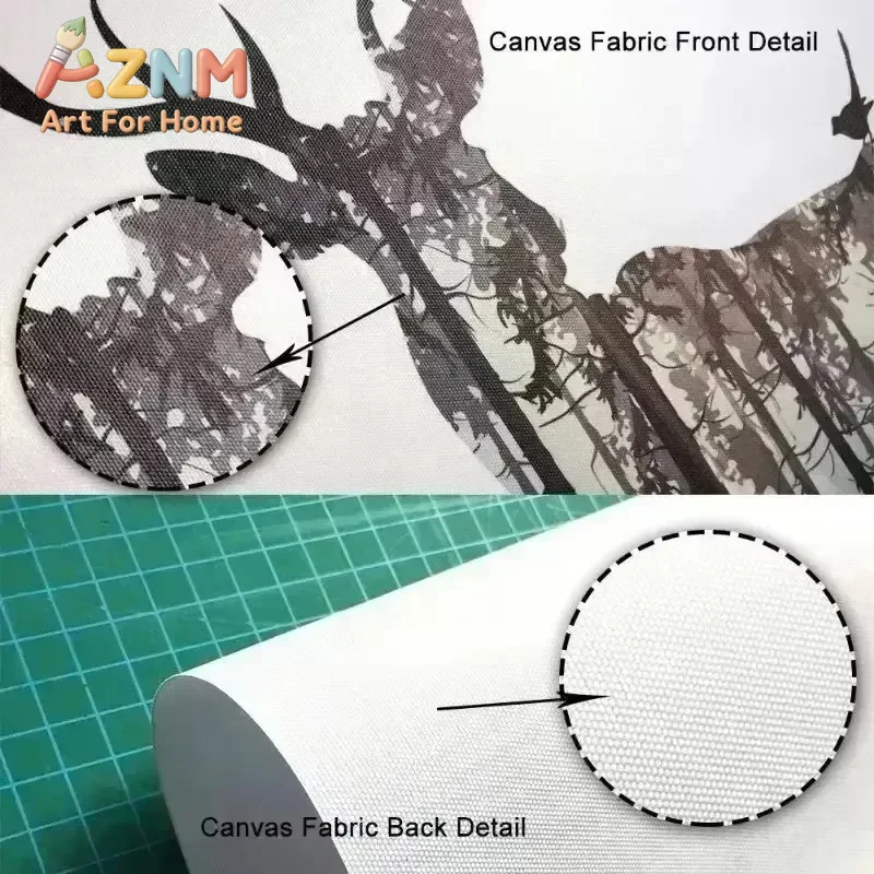 AZNM Frameless Canvas Wall Art - Nail Art Pink recension och pris