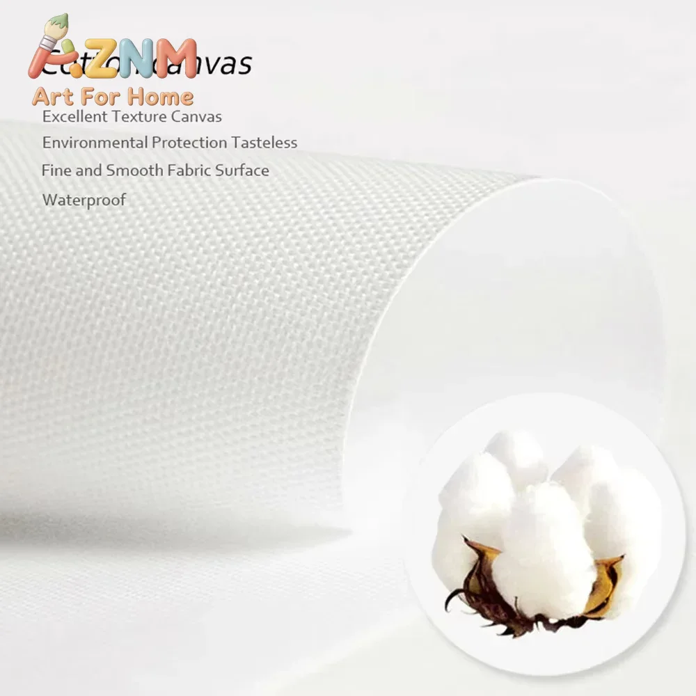 AZNM Frameless Canvas Wall Art - Nail Art Pink recension och pris