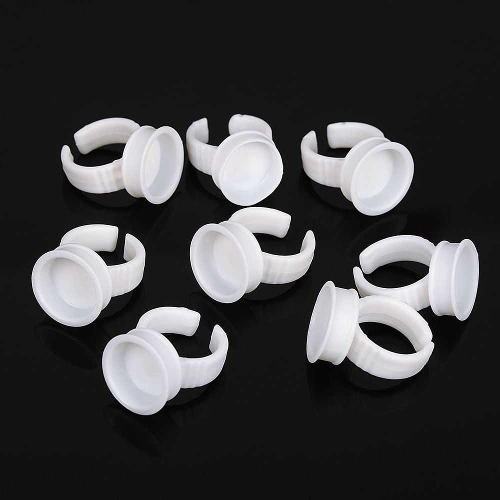 100PCS Tattoo Rings Cups Dispo - Nail Art Ombre recension och pris