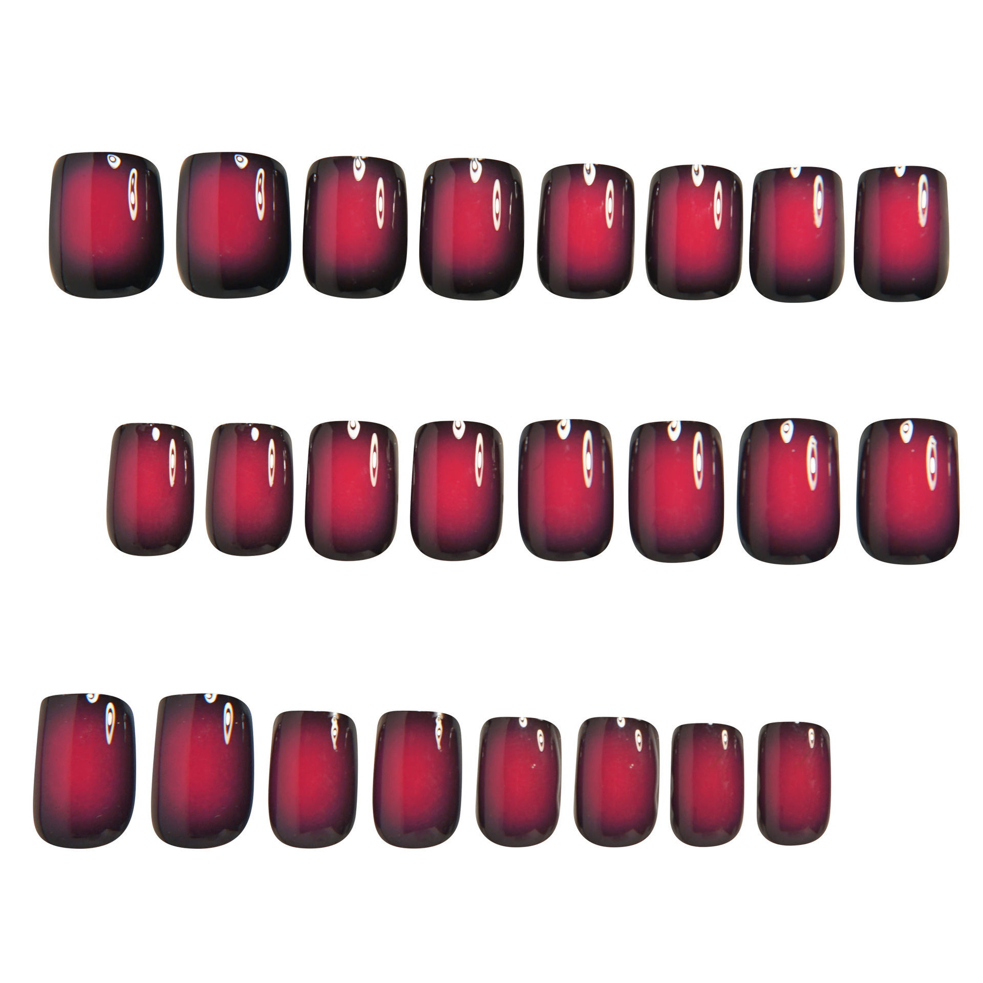Short Square fake nails for wo - Nail Art Pink recension och pris
